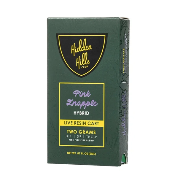 Hidden-Hills-Live-Resin-Cart-2G-Pink-Znapple Hidden Hills Live Resin 2G | Cartucho de Wax