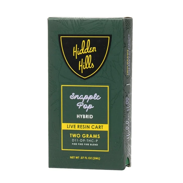 Hidden-Hills-Live-Resin-Cart-2G-Snapple-Pop Hidden Hills Live Resin 2G | Cartucho de Wax