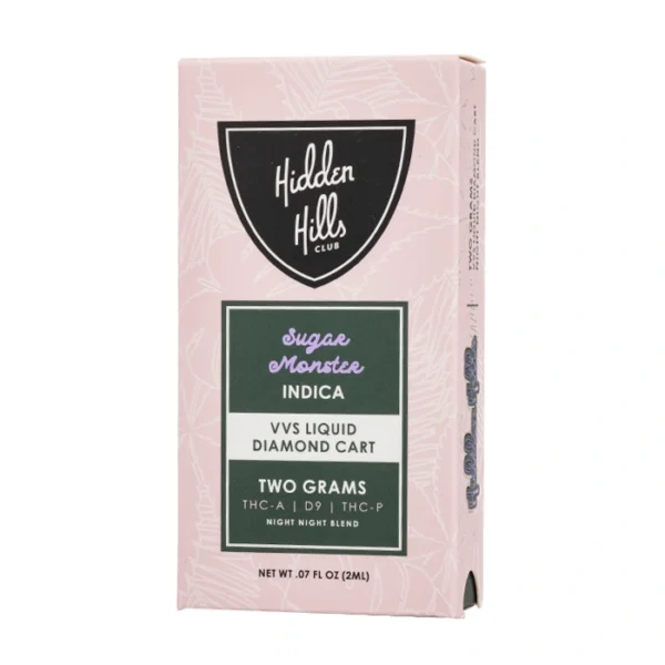 Hidden-Hills-VVS-Liquid-Diamond-Cart-2G-Sugar-Monster Hidden Hills Liquid Diamond 2G | Cartucho de Wax