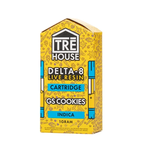 Tre-House-1G-Live-Resin-Delta-8-THC-GS-Cookies TRE House Live Resin Delta 8 THC 1G | Cartucho de Wax