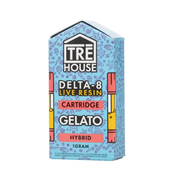 Tre-House-1G-Live-Resin-Delta-8-THC-Gelato TRE House Live Resin Delta 8 THC 1G | Cartucho de Wax